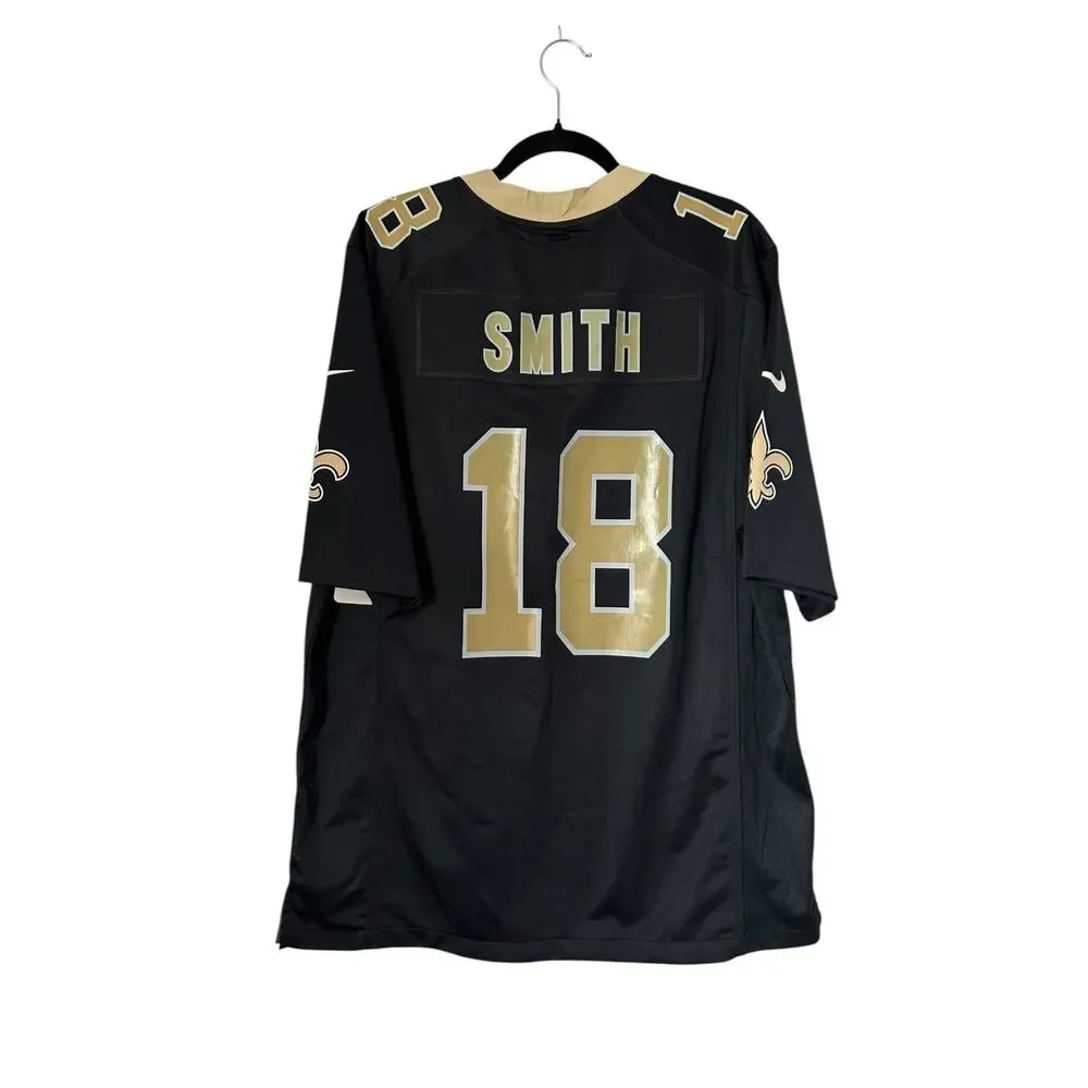 Nike On Field Men's‎ Size L New Orleans Saints #18 Smith NFL Football Jersey